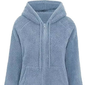 Veste en fausse fourrure de qualité supérieure, à capuche, printemps, automne, mode de transition, manteau fin et mignon - Product Image 1