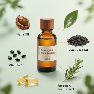 <span class=keywords><strong>Huile</strong></span> capillaire <span class=keywords><strong>de</strong></span> palme pressée à froid 100% naturelle certifiée halal OEM 100ml/3.4oz Revitalisant du cuir chevelu à base <span class=keywords><strong>de</strong></span> plantes pour le traitement <span class=keywords><strong>de</strong></span> croissance - Product Image 4