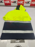 Últimas chaquetas de seguridad de invierno impermeables a prueba de viento para hombres de construcción HI vis ropa de manga larga.