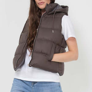 Veste matelassée imperméable pour homme sur mesure en gros, col montant à capuche, rembourrage en coton, respirante, décontractée, couleurs et logo personnalisés - Product Image 4