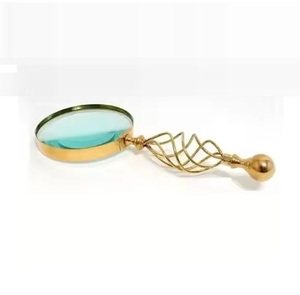 แว่นขยายโลหะสไตล์ราชวงศ์ที่ทันสมัยคุณภาพสูงจับแตรดีไซน์ล่าสุด - Product Image 4