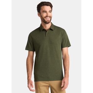 Chemises polo d'été de couleur unie, personnalisées, à la mode, élégantes et imprimées sur toute la surface Chemises polo Slim Fit pour hommes de BD - Product Image 4