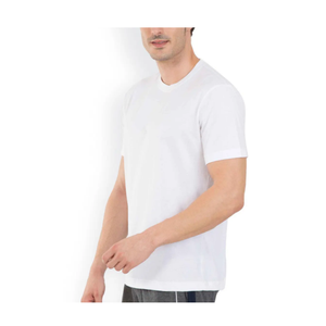 เสื้อยืดผ้าฝ้าย100% สำหรับผู้ชายแบบสั่งทำขนาดใหญ่พิเศษ XXXXXL ใส่ได้พอดีพิมพ์โลโก้วัสดุไม้ไผ่ - Product Image 4