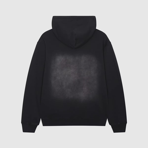 เสื้อฮู้ดซักกรดไซส์ใหญ่พิเศษเสื้อมีฮู้ดสำหรับผู้ชาย450gsm สเปรย์ PP เสื้อฮู้ดไหล่ตกไซส์ใหญ่ยังไม่มีรีวิว - Product Image 4