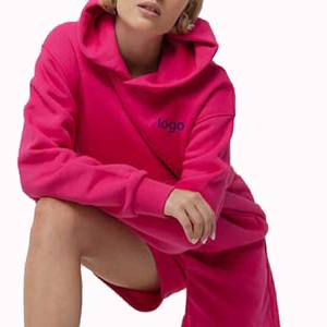 Vente en gros 2025 sweats à capuche pour femmes avec logo imprimé personnalisé pull coupe ajustée sweats à capuche de sport sweats à capuche pour femmes - Product Image 2