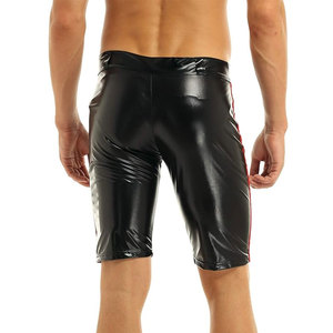 Easy to Wear Adjustable New Stylish Pocket <b>Leather</b> <b>Men</b> <b>Shorts</b> Low MOQ Winter Wear New Online Sale <b>Men</b> <b>Leather</b> <b>Shorts</b> - Product Image 4
