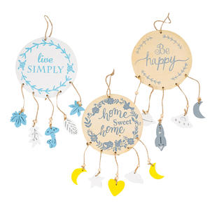 Atrapasueños Decorativos Colgantes de 13.4'' en Varios Estilos, Juego de 3 Atrapasueños Hechos en China, Modelo 95500 - Product Image 1
