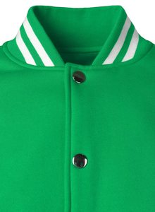 Veste de baseball en laine d'hiver de haute qualité personnalisée avec logo sur le devant, écologique et dotée de fonctions chauffantes - Product Image 3