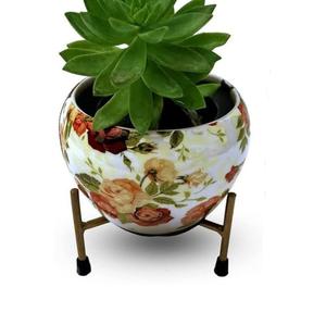 Maceta de Forma Personalizada Más Vendida con Adhesivo Fascinante y Soporte de Metal Puro para Jardinería y Esquinas Decorativas - Product Image 1