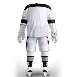 Nuevo Conjunto de Uniforme de Hockey sobre Hielo, Estilo Moderno, Hecho de Tela de Poliéster Transpirable que Absorbe la Humedad, Color Personalizable Disponible para la Venta - Product Image 3