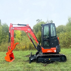 Kubota-Excavadora de orugas con accesorio de cubo, mini excavadora de ruedas con orugas, a la venta - Product Image 4