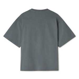 เสื้อยืดคอตตอนพิมพ์ลายตามสั่งจากโรงงานผู้ผลิต เนื้อผ้าหนา ทรงโอเวอร์ไซส์ ซักแล้ว สไตล์วินเทจ สำหรับผู้ชาย เสื้อยืดเปล่าสีพื้น ล้างสีแบบแอซิดวอช - Product Image 4