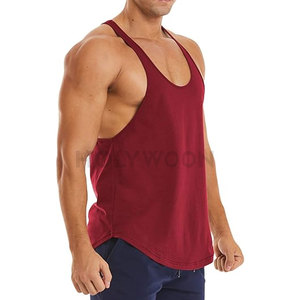 Débardeurs sportifs pour hommes, légers, respirants, à séchage rapide, en tissu coton/polyester, conçus pour l'entraînement - Product Image 4