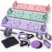 Plateforme de Pilates pliable multifonctionnelle avec bandes de résistance pour un entraînement complet du corps