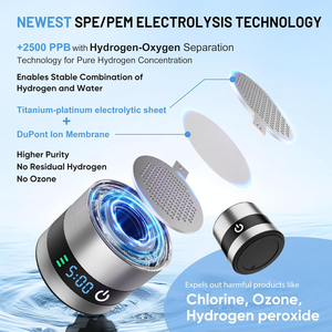 Thương mại 460ml 1500ppb Hydrogen cốc nước LED hiển thị cảm ứng thông minh đứng cài đặt-pem công nghệ pin hoàn hảo xe - Product Image 2