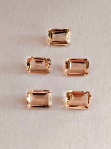 High Quality Handmade Octagon Cut Natural Morganite Gemstone Pink Peach Color Loose Gemstone for Jewelry Making Mehrajudin <b>Gems</b> - Product Image 2