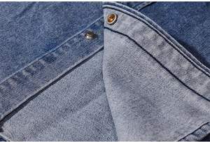 Chaquetas de Mezclilla para Hombre, Transpirables, Tallas Grandes, Chaquetas Vaqueras con Logotipo Personalizado, Chaquetas y Abrigos de Mezclilla para Hombre - Product Image 4