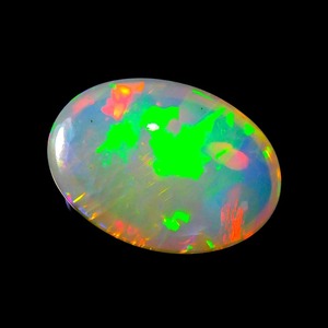 Ópalo Etíope Natural AAA, Cabujón Multifuego, Corte Ovalado 25x18mm, 18.10ct, Gema Suelta - Gemas Mehrajudin, Valoración de Terceros - Product Image 4