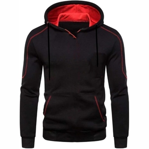Vente en gros de pulls à capuche de sport de haute qualité pour hommes sweat à capuche tricoté avec logo personnalisé mode décontractée vierge pour hommes - Product Image 4