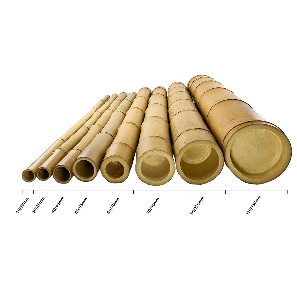 Meilleure vente-Haute Qualité 100% Naturel Construction Vietnamienne Branches De Bambou Pôles Bâtons pour La Construction et La Décoration
