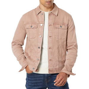 Veste en jean Lightermen pour homme, collection hiver, coutures de qualité supérieure, vintage, 100% coton, respirante et à séchage rapide, logo sur le devant - Product Image 1