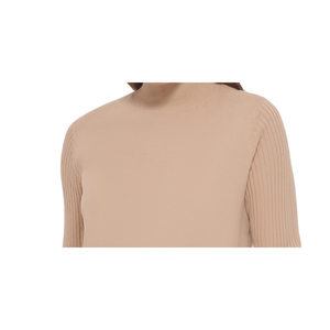 Maglione Beige a Maniche Lunghe in Tessuto Misto da Donna Calvin Klein Jeans, Taglia Grande per la Stagione Autunnale - Product Image 2