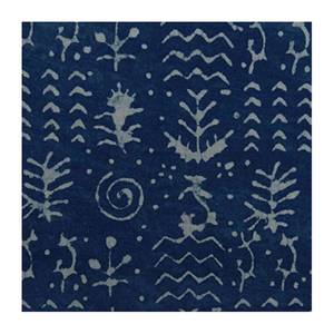 High Quality Indigo Block Print Jeans Fabrics Competitive New Dress Woven Cotton <b>Denim</b> - Product Image 4