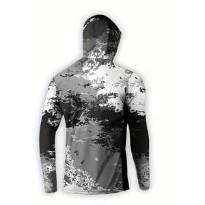 Sudadera con Capucha de Pesca para Hombre, Transpirable, UPF 50, 100% Poliéster, Alta Calidad, Servicio OEM, Hecho a Medida, MOQ Bajo, Manga Larga - Product Image 6
