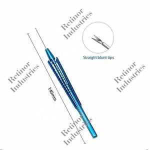 Vitreoretinal-microtijeras y pinzas de acero inoxidable y titanio, 20g, 21g, 23g - Product Image 2
