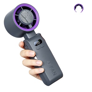 <b>Mini</b> Handheld Neck 199 Speed Adjustable Ice Cooling 4000Mah Battery Silent Portable Fan for Travel Office - Product Image 1