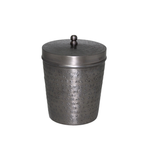 Vente chaude Standard Qualité Laiton Placage Fer Boîte Ronde Boîte De Rangement Avec Couvercle Pour Ustensiles De Cuisine À La Main Personnalisé - Product Image 6