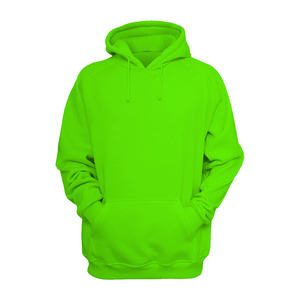 Sudadera con capucha de algodón 100% para hombre, Jersey de punto básico informal de color sólido claro con cuello bordado, precio bajo personalizable, venta al por mayor - Product Image 5