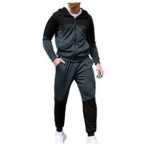 Survêtement d'hiver pour homme, design personnalisé, deux pièces, 100% coton, séchage rapide, léger, respirant, avec fermeture à cordon - Product Image 5
