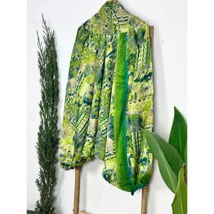 Leggings de yoga en soie recyclée style afghane, super confortables, unisexes, style bohème hippie, pyjama de nuit, pantalon Harem indien fait main, style Genie Drop - Product Image 2