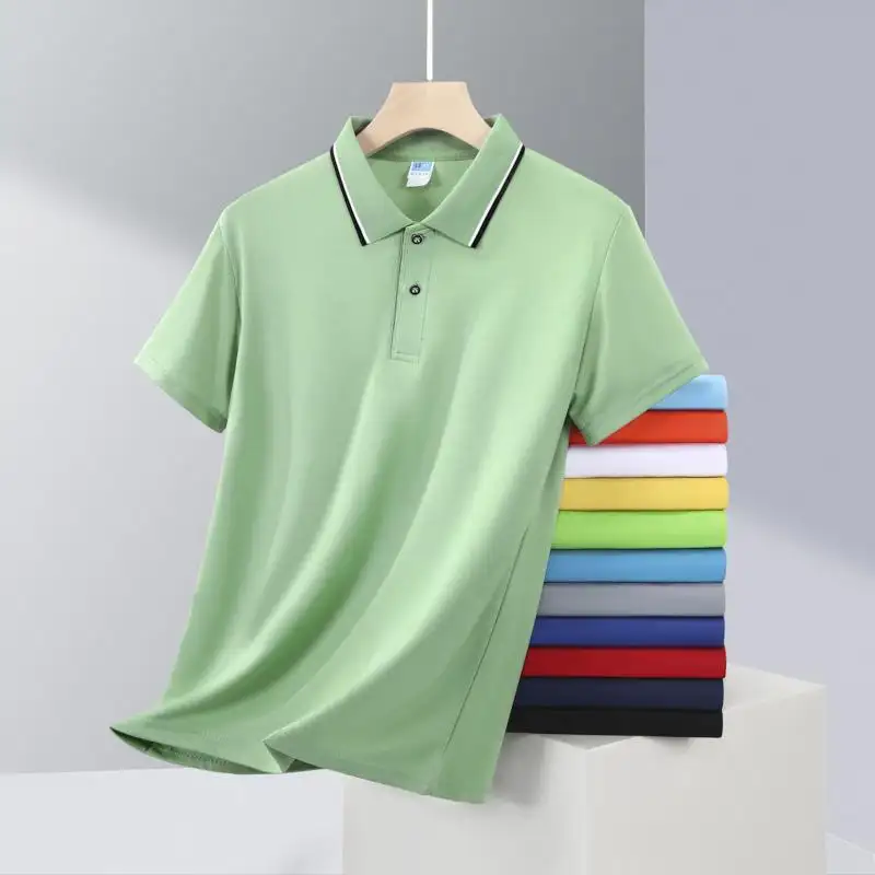 High quality customized logo multiple colors printed embroidery OEM ODM plain blank men polo t shirt polo shirts