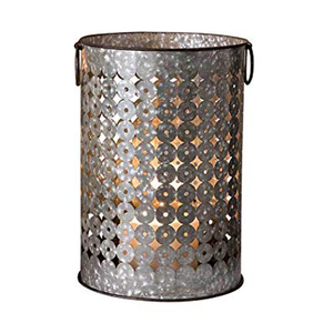 Fábrica India hecha de hierro Metal Tea Light Votive Holder Fabricante Diseño hecho a mano Metal antiguo Tea Light Candle Holder SET/3 - Product Image 5
