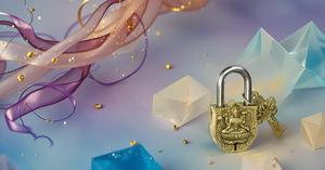 PARIJAT HANDICRAFT Brass Padlock-2 <b>Keys</b>-Waterproof-Golden Finish-High Quality Door <b>Lock</b> - Product Image 6