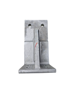 Support en tôle sur mesure en acier galvanisé à chaud ou aluminium, découpe laser, soudage, pliage OEM, composant de support