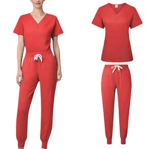 Nouvelle conception de fabrication, uniforme médical unisexe, ensembles de blouses médicales, tissu tissé en polyester/coton, usage hospitalier - Product Image 4