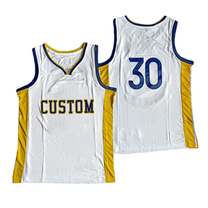 Vêtements de sport en gros uniforme de basket-ball séchage rapide respirant de haute qualité sublimation broderie matériel sergé maillot de basket-ball - Product Image 3
