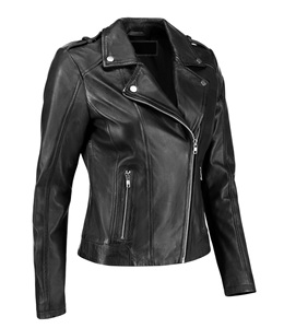 OEM Service Wholesale <b>Leather</b> <b>Jacket</b> Women 100% <b>Genuine</b> <b>Leather</b> <b>Jackets</b> for Ladies Made in Pakistan - Product Image 6