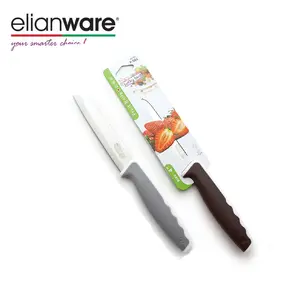 Eilanware faca de aço inoxidável, pequena fruta e vegetal, com punho ergonômico de plástico