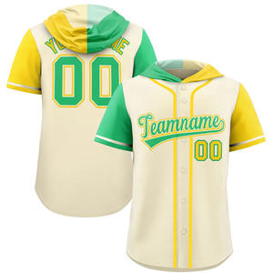 Vente chaude Personnalisé 100% Polyester Baseball Jersey Boutonné Avec Caractéristique Respirante Fabriqué par Hanger Impex - Product Image 6
