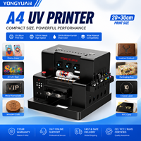 Impresora de Etiquetas Plana UV de Inyección de Tinta CMYKWV Nueva XP600 para Carcasas de Teléfono, Vidrio, Acrílico, Metal, Plástico, 1 Año de Garantía