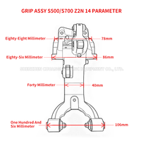 Ensemble de préhension BT30 Brother Grip Assy S500/S700-Z2N-14T pour perceuse-taraudeuse Brother S500/S700-Z2N-14T ATC Magazine, pièces de rechange