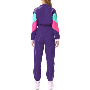 Ensemble de survêtement d'hiver unisexe en nylon coupe-vent à capuche surdimensionné de haute qualité couleur contrastée Logo personnalisé grande taille solide pour hommes - Product Image 4