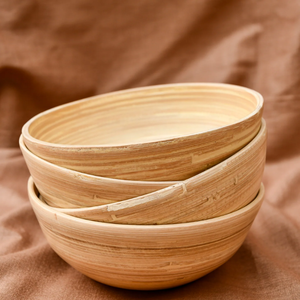 Cuencos de bambú Hilados de gran venta 2025, utensilios de cocina ecológicos de Vietnam para servir fiestas, restaurantes familiares para perros - Product Image 3