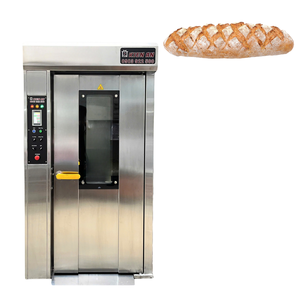 Horno rotatorio de hierro y acero inoxidable de 16 bandejas Horno de carro Altuntop para uso en restaurante Kien Factory Listo para enviar - Product Image 1