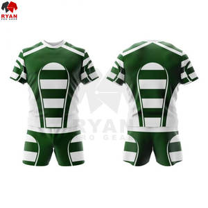 เสื้อเจอร์ซี่สำหรับผู้ชายชุดเครื่องแบบรักบี้แบบมืออาชีพผ้าพิมพ์ลายเย็บใหม่ - Product Image 2