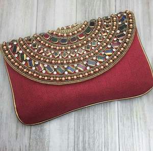 Bolsos de Mano Bordados de Estilo Bohemio Únicos y Expandibles, con Perlas, Diseño Elegante, Forro Personalizado, Colores Personalizados, Venta al por Mayor - Product Image 6